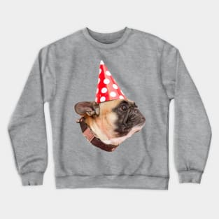 Birthday Pug Crewneck Sweatshirt